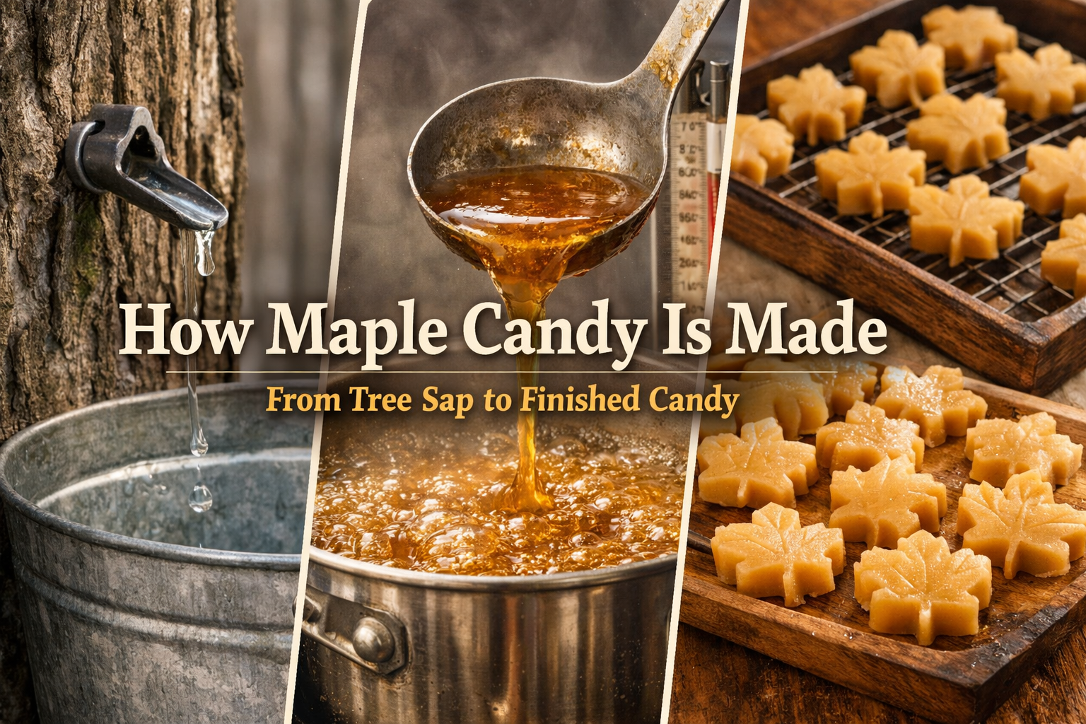 How Maple Candy Is Made: From Tree Sap to Finished Candy – Bonz Beach Farms