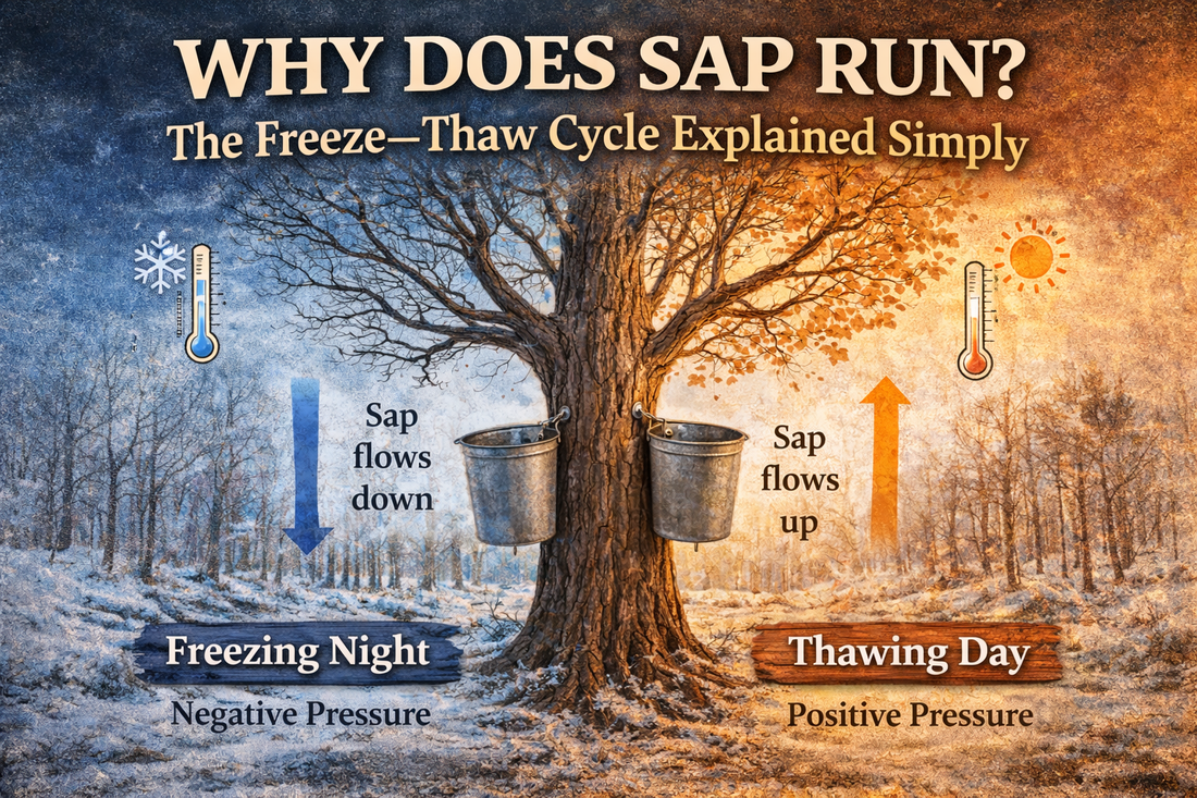 Why Sap Runs: The Freeze–Thaw Cycle Explained Simply