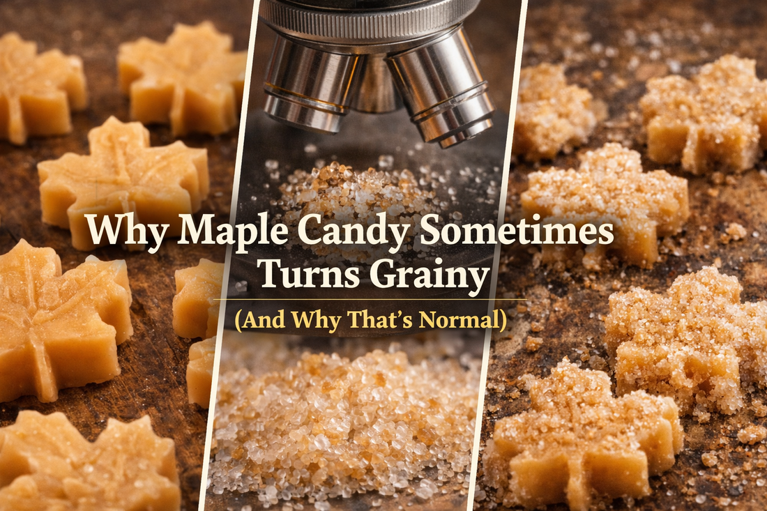 Why Maple Candy Sometimes Turns Grainy (And Why That’s Normal)