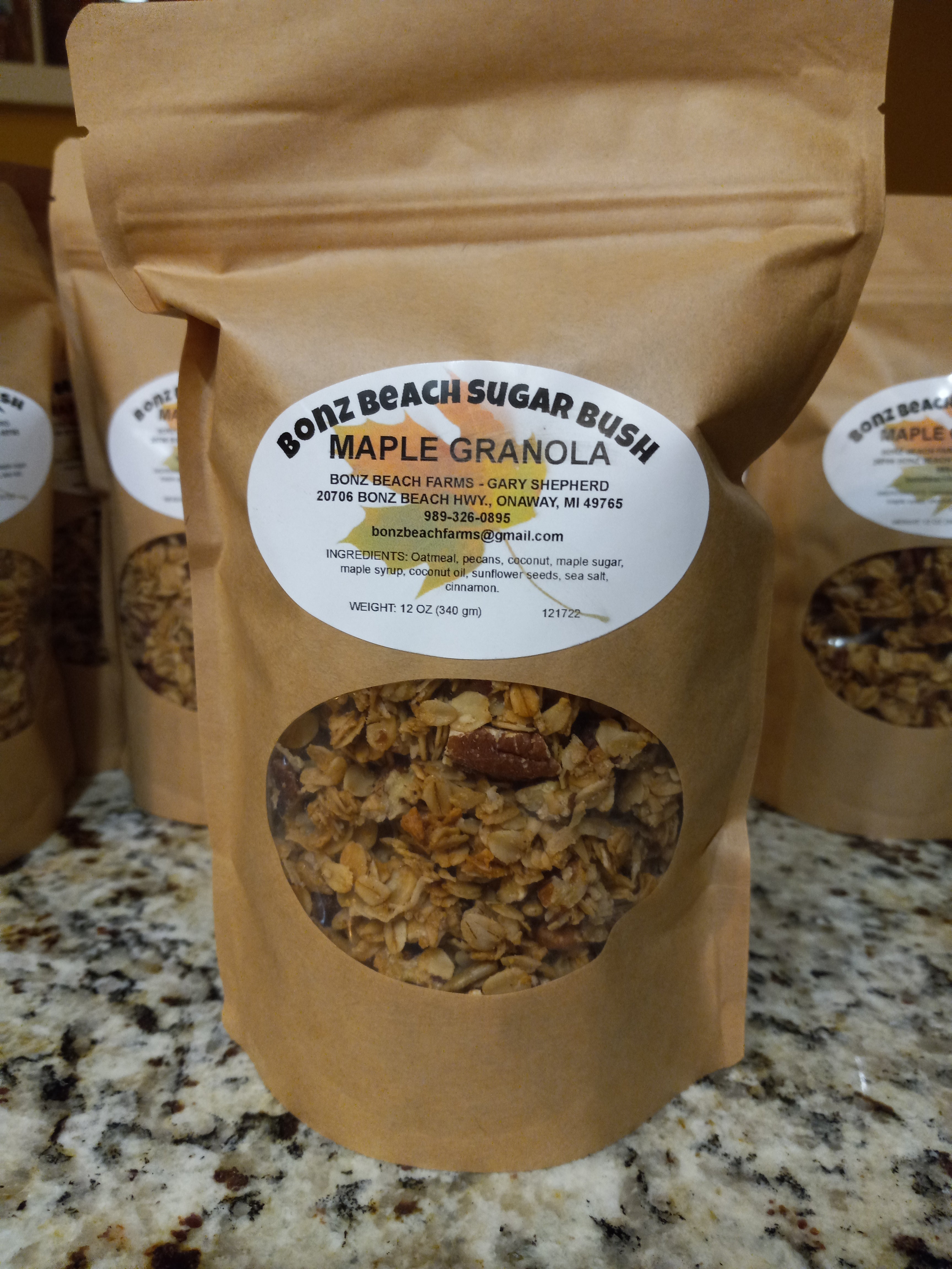 Farm-Made Maple Granola | Onaway Crack by Bonz Beach Farms
