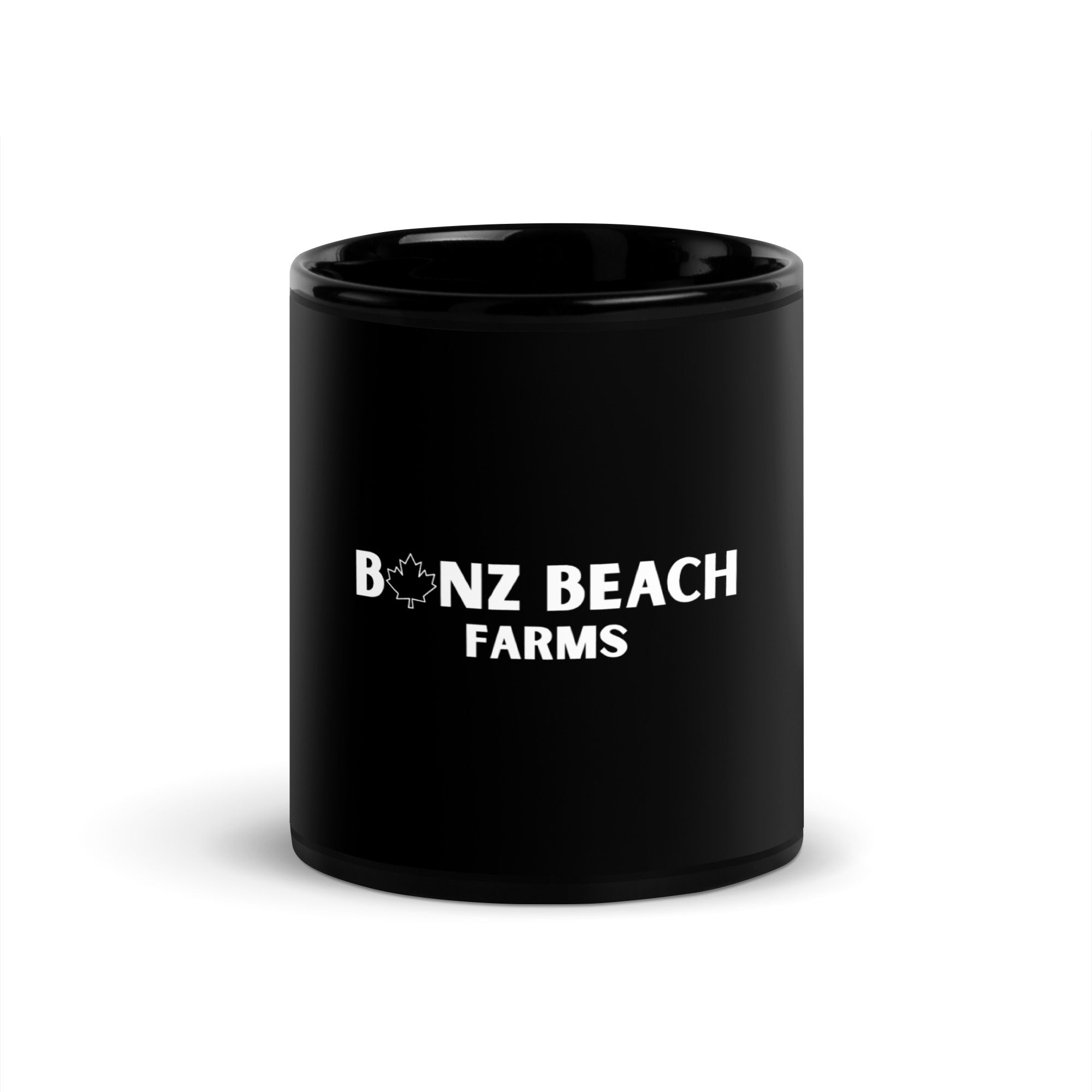 Classic Black Ceramic Coffee Mug | Bonz Beach Farms