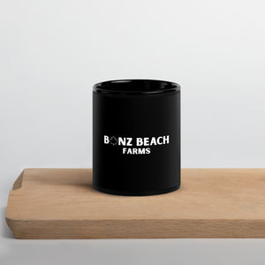 Classic Black Ceramic Coffee Mug | Bonz Beach Farms