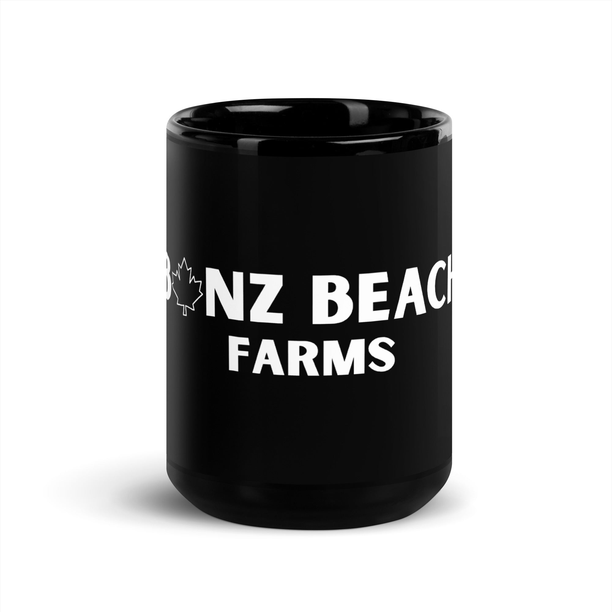 Classic Black Ceramic Coffee Mug | Bonz Beach Farms