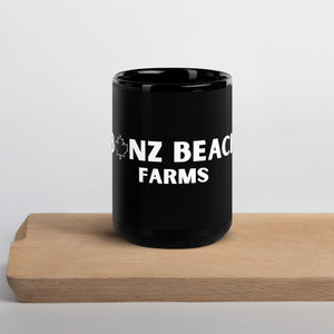Classic Black Ceramic Coffee Mug | Bonz Beach Farms