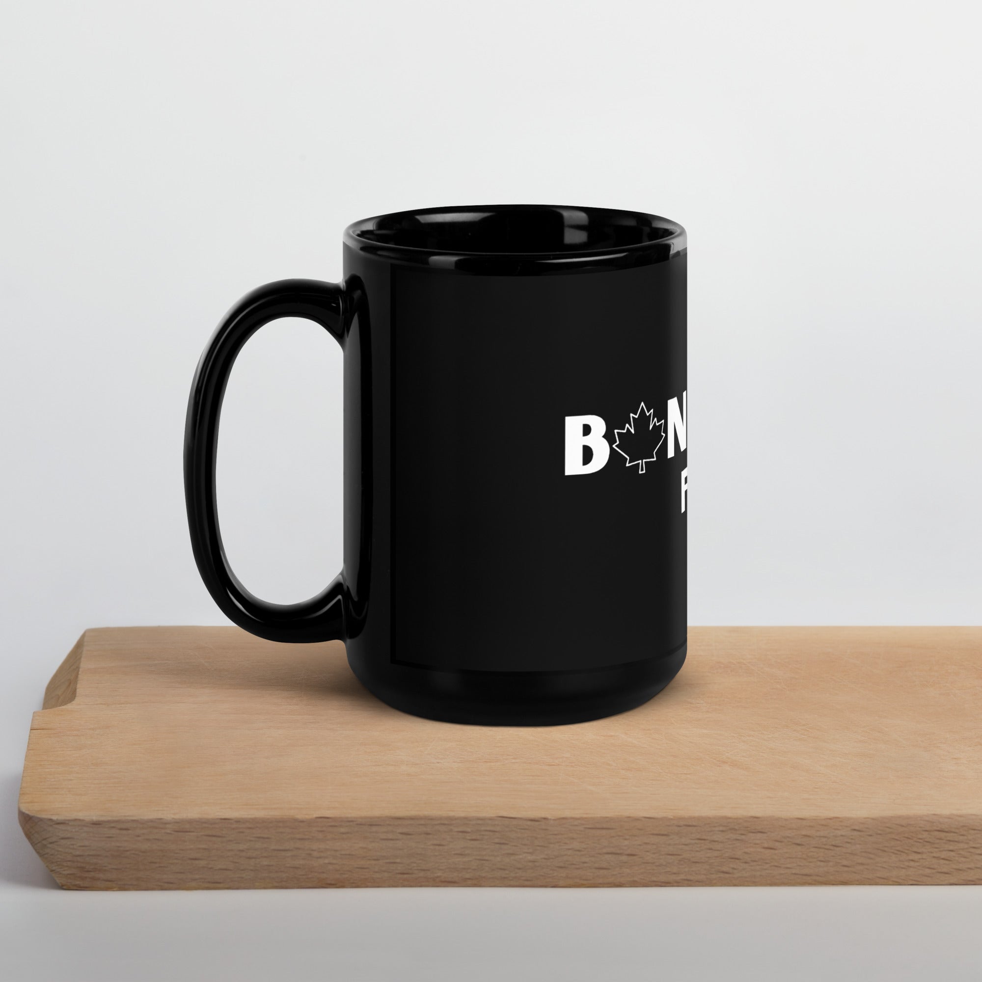 Classic Black Ceramic Coffee Mug | Bonz Beach Farms
