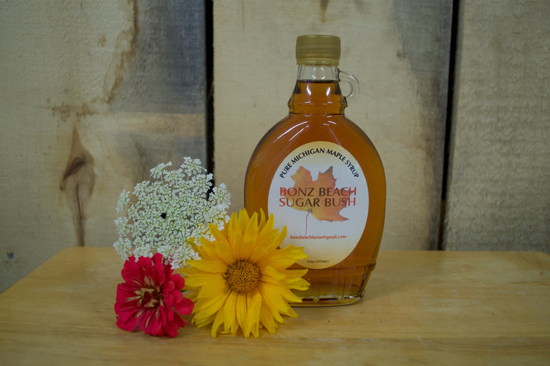 Pure Michigan Maple Syrup — Glass Oval