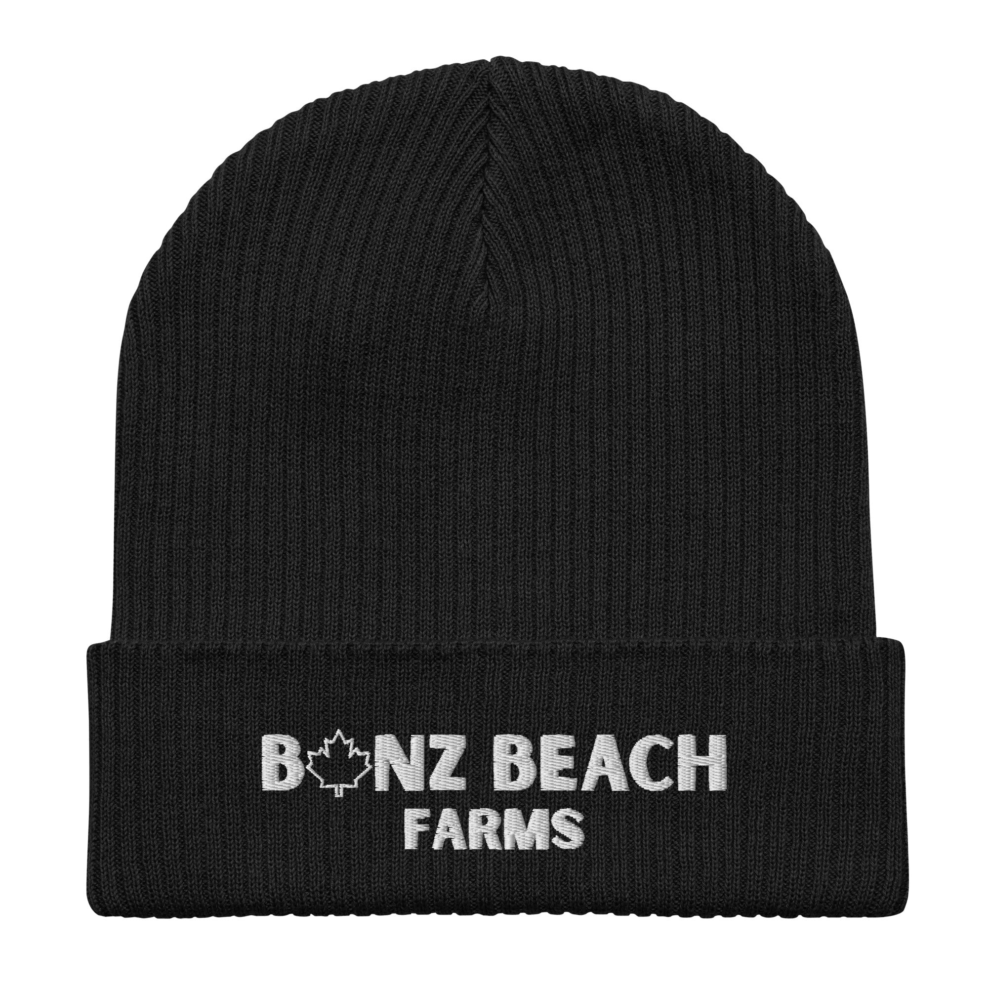 2026 Organic Embroidered Beanie | Bonz Beach Farms