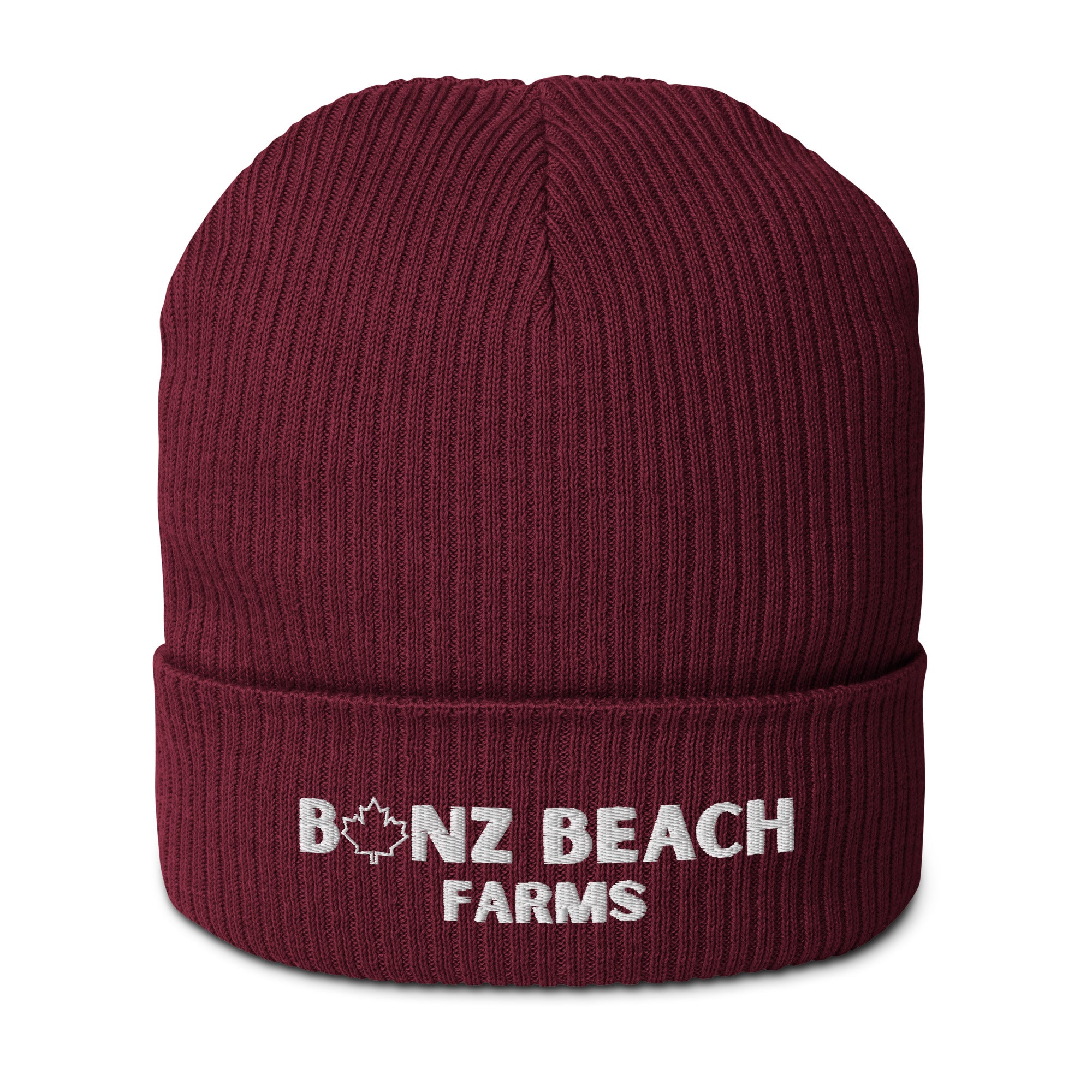 2026 Organic Embroidered Beanie | Bonz Beach Farms