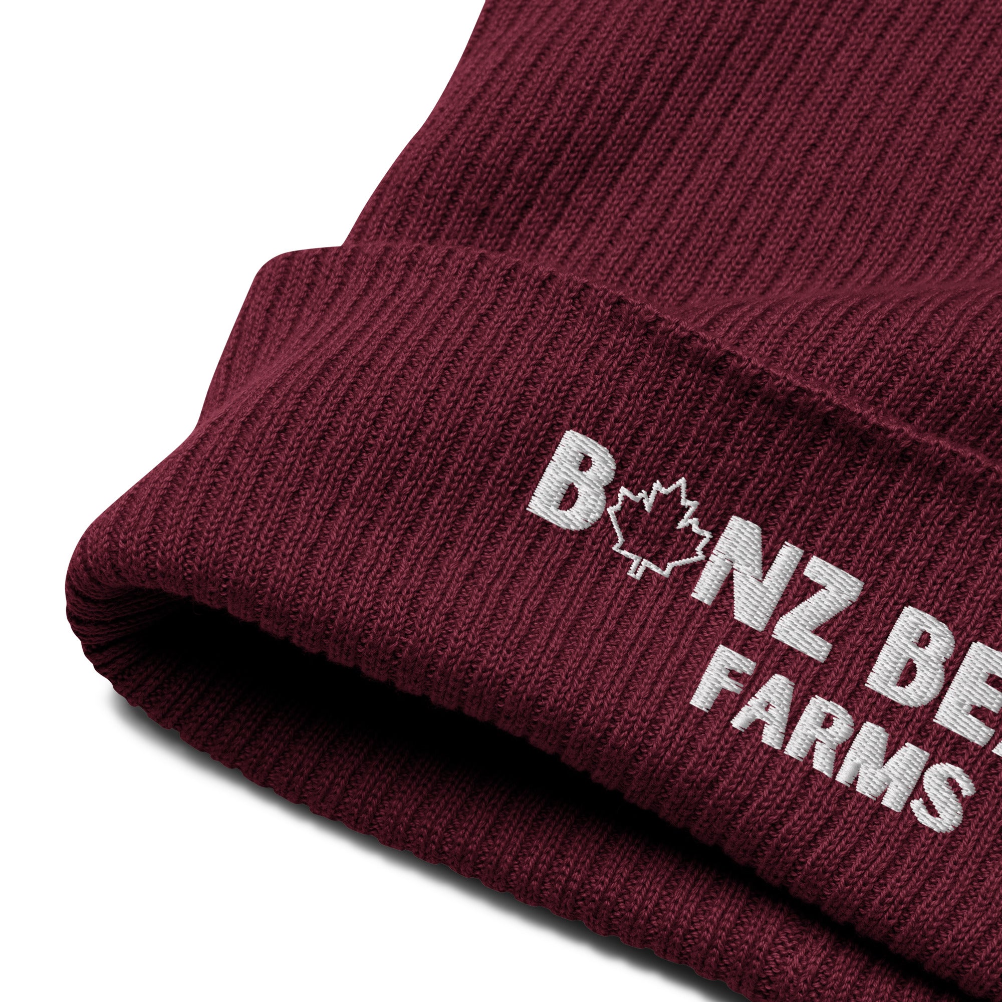 2026 Organic Embroidered Beanie | Bonz Beach Farms