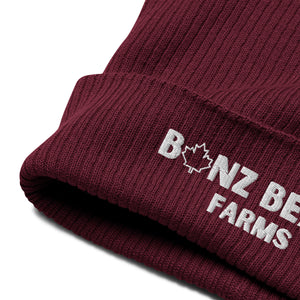 2026 Organic Embroidered Beanie | Bonz Beach Farms