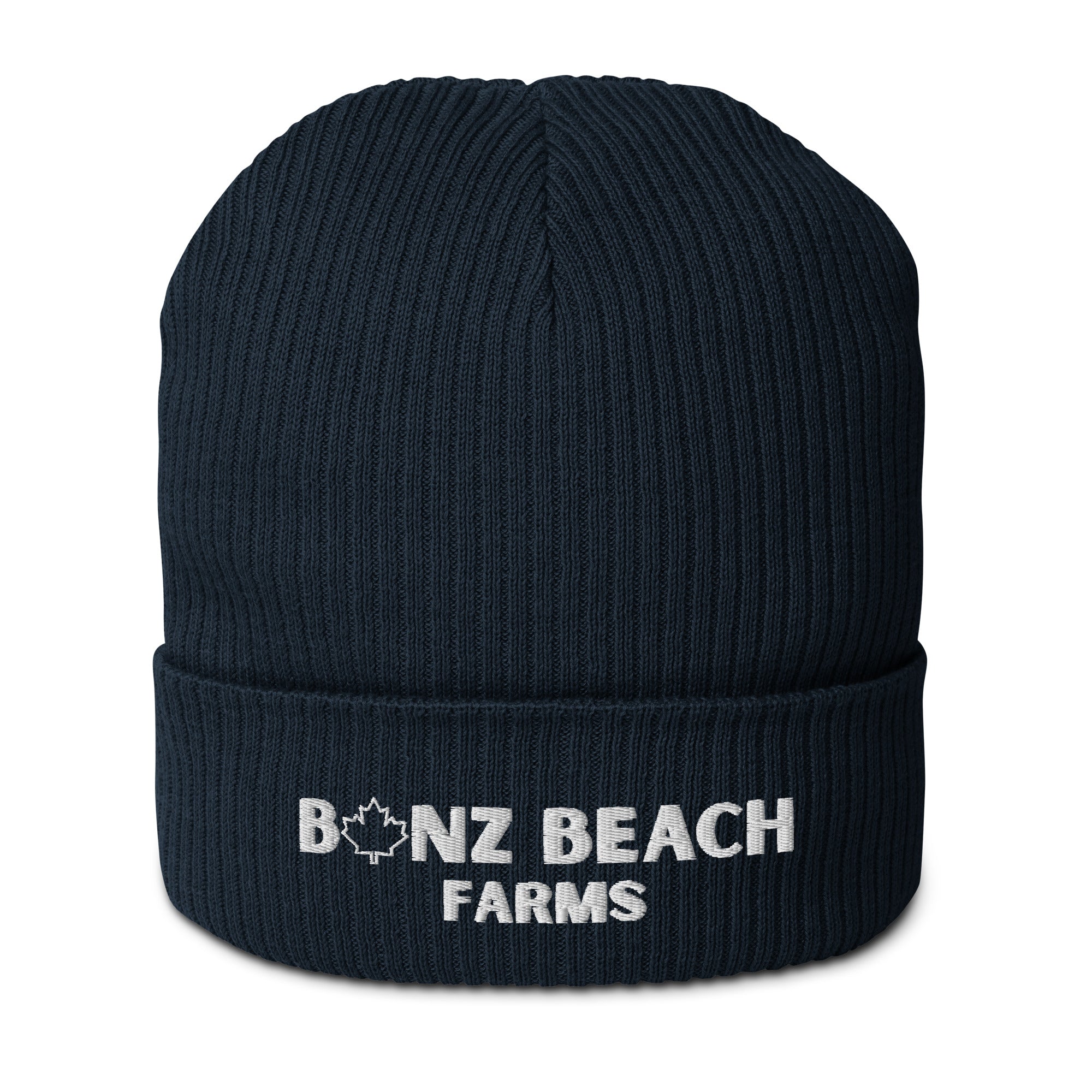 2026 Organic Embroidered Beanie | Bonz Beach Farms