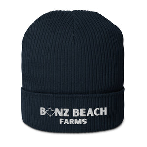 2026 Organic Embroidered Beanie | Bonz Beach Farms