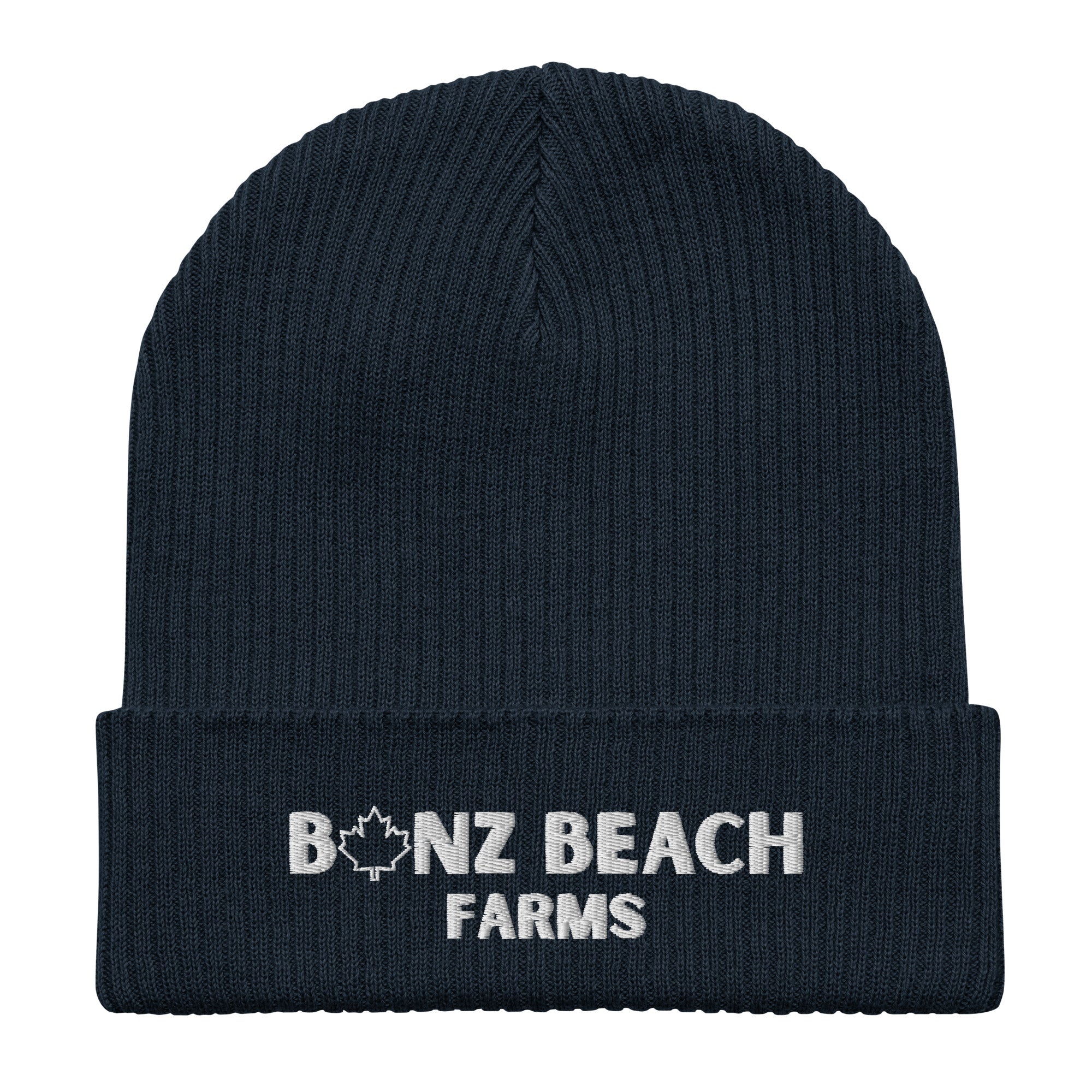 2026 Organic Embroidered Beanie | Bonz Beach Farms