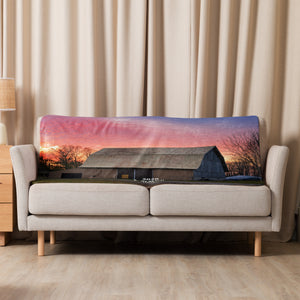 2026 Barn Sherpa Blanket | Bonz Beach Farms