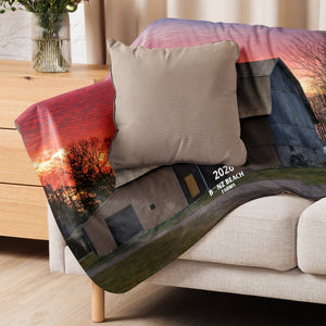 2026 Barn Sherpa Blanket | Bonz Beach Farms