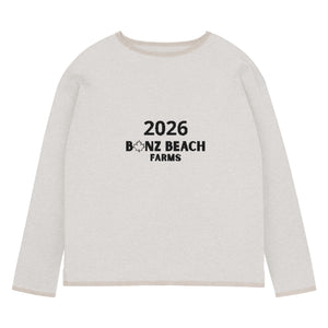 2026 Women's Knitted Straight-Hem Sweater | Bonz Beach Farms