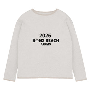 2026 Women's Knitted Straight-Hem Sweater | Bonz Beach Farms